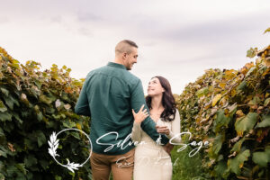Engagement Pictures at a winery
